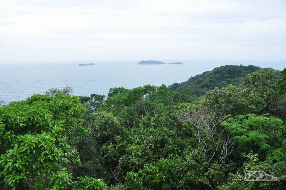 A bela vista que se tem do alto do forte Marechal Luz, em São Francisco do Sul, litoral de Santa Catarina